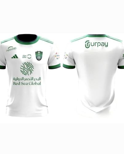 تيشرت الاهلي اللون الابيض الجديد
