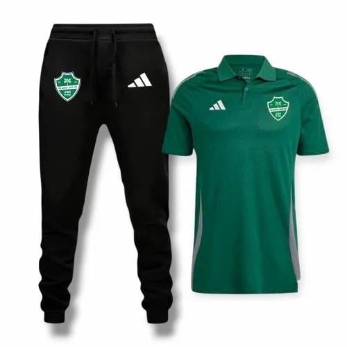 طقم بولو الاهلي الجديد مع بنطلون اسود