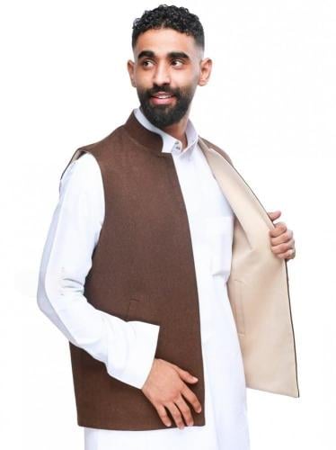 سديري جوخ لون بني - بيج