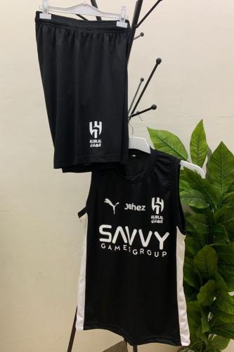 طقم تمارين كت الهلال الاسود 2026