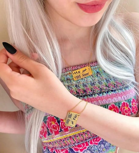 سلسال واسواره بالاسم و تاريخ الميلاد