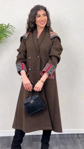 جاكيت شتوي طويل مع سدو _متجر ميسون