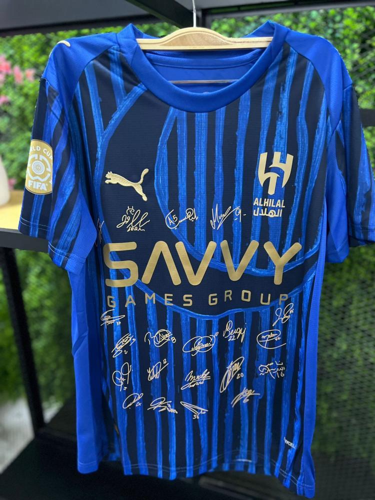 تيشيرت الهلال كأس العالم بتوقيع لاعبين_متجر ميسون