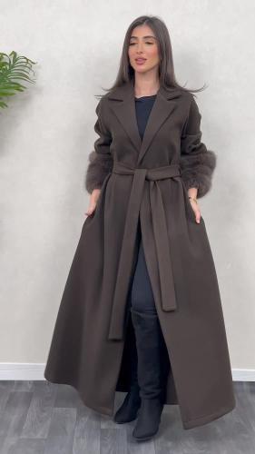 فروة شتوية مع فرو _متجر ميسون