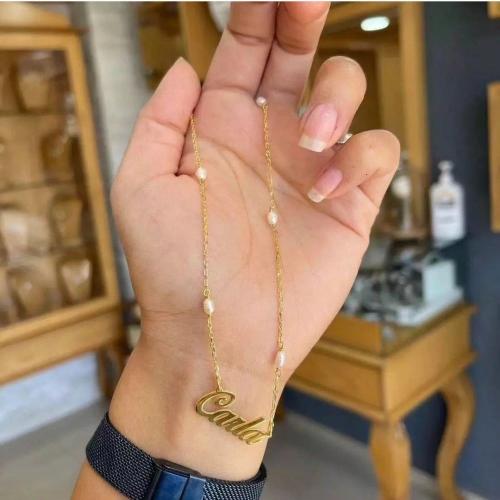 سلسال بالاسم مع الؤلؤ