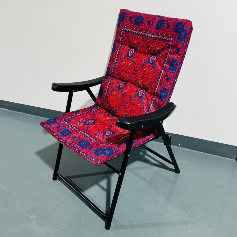 كرسي رحلات قماش مخمل نقشة افغاني