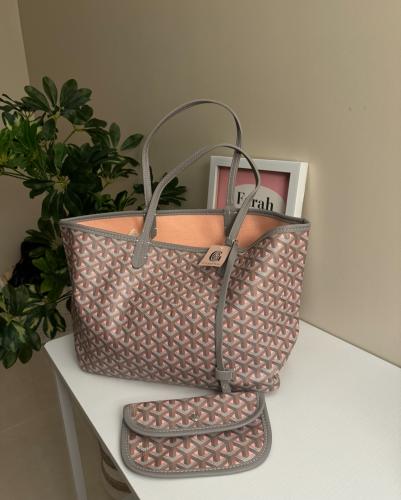 Goyard Grey pink - size L