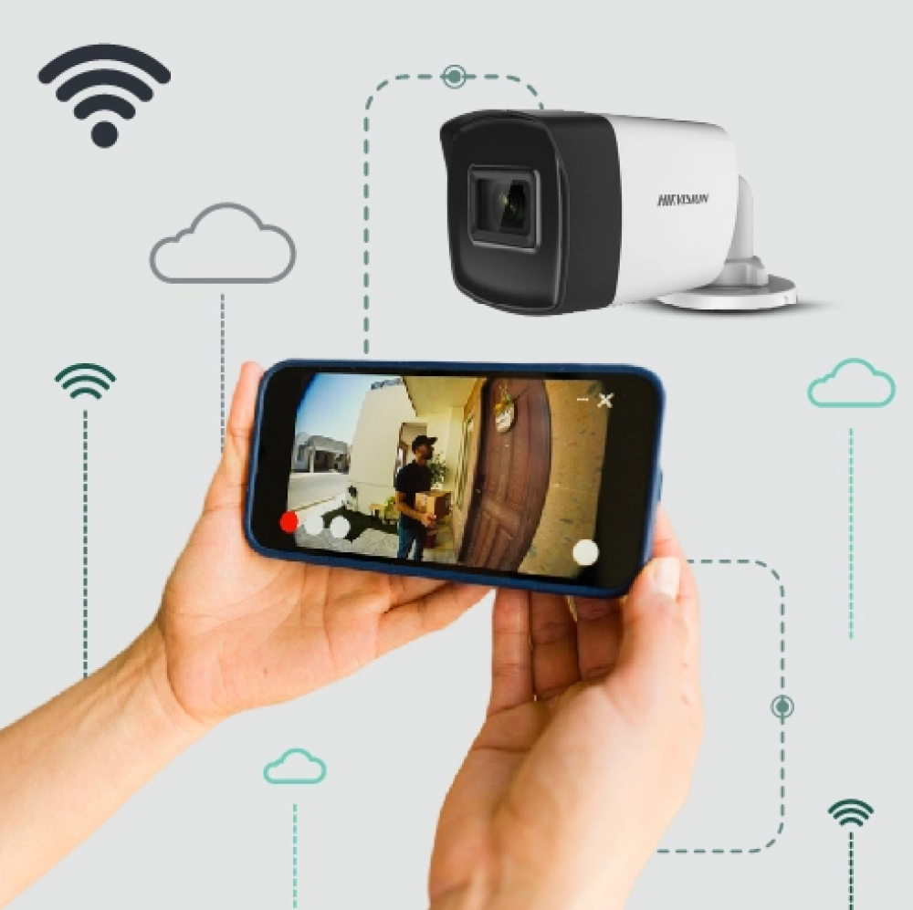 ربط كاميرات المراقبة بالجوال