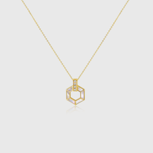 Cardial necklace 265021 اللون:(فضي)