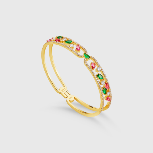 Cardial Crystal Bracelet 255026 المقاس:(16) اللون:(فضي)