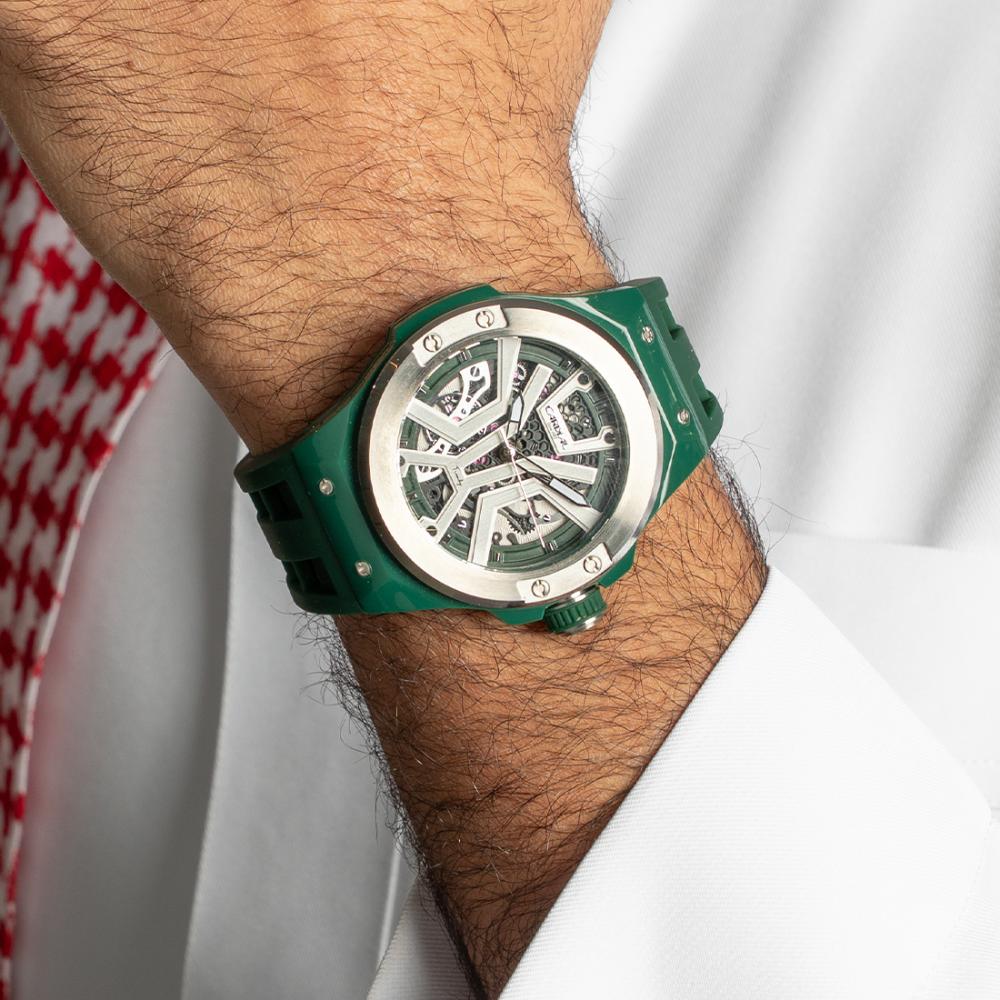 ساعة رجالية ربل كارديال 254015 أخضر