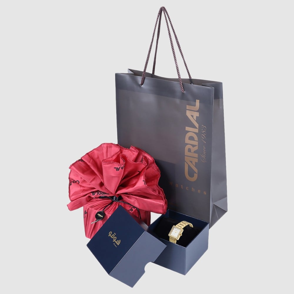 ساعة نسائية هوقو ووتش ذهبي