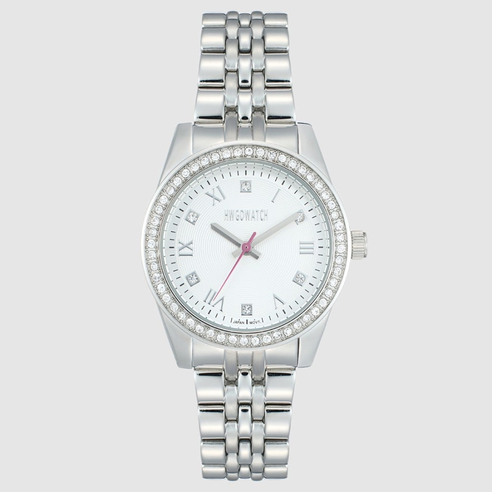 ساعة نسائية هوقو ووتش فضي