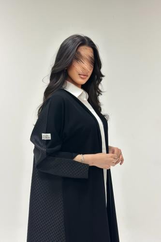 عباية كريب مع تفته كلوش