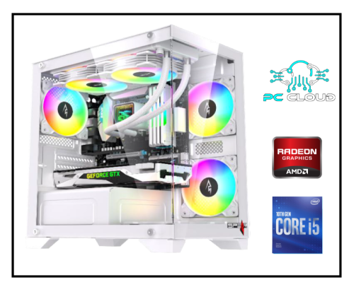 PC i5 10400F - RX 580 التجميعة البيضاء