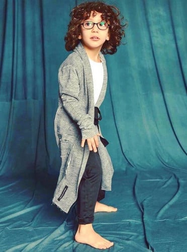 PRESTON GREY CARDIGAN