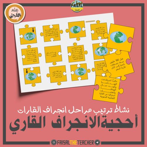 نشاط أحجية انجراف القارات