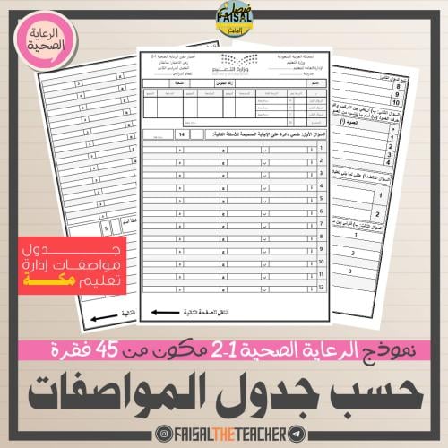 اختبار نهائي رعاية الصحية 1-2 - مكة 02