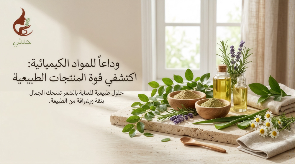 وداعاً للمواد الكيميائية: اكتشفي قوة المنتجات الطبيعية