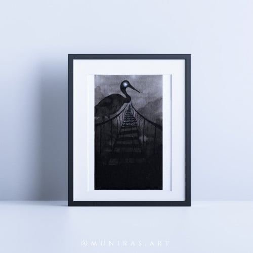 رسمه\ بوستر Mystery bird