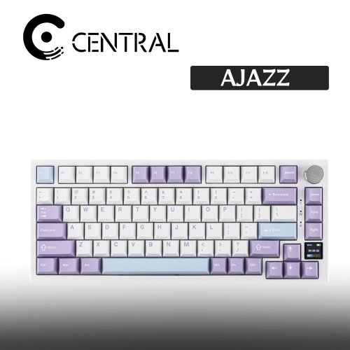 كيبورد اجاز AK820 ابيض ارجواني