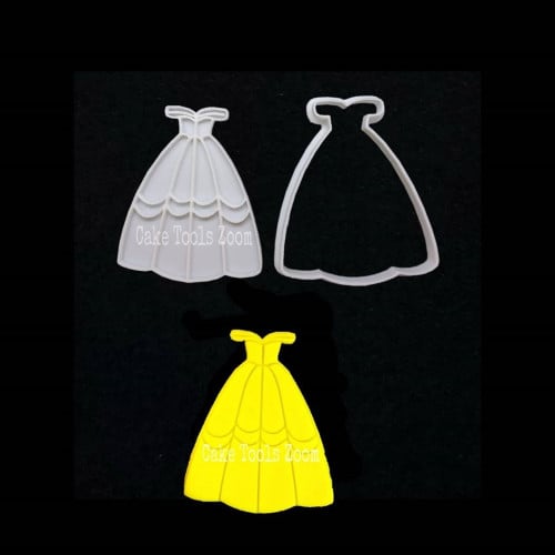 قطاعة و ختم فستان الجميلة و الوحش