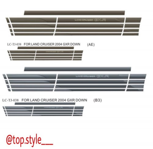 خط تيوتا لاندكلوزر 2004 GXR تحت