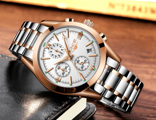 ساعة رجالية كوارتز مقاومة للماء