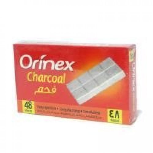 Orinex charcoal 48 pieces for incense