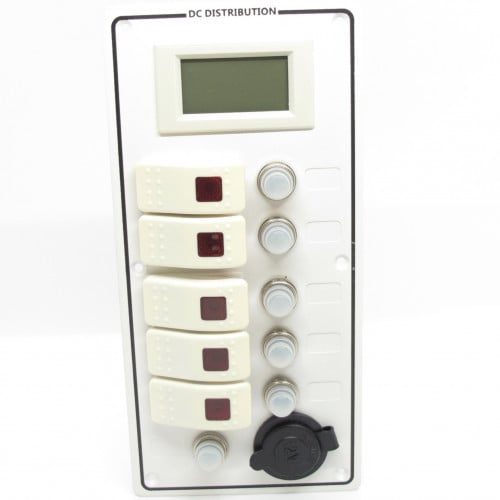 لوحة مفاتيح عدد 5  شركة A.F.M موديل AFM5Z/SV WT  مقاس الطول 24سم x العرض 11.5سم