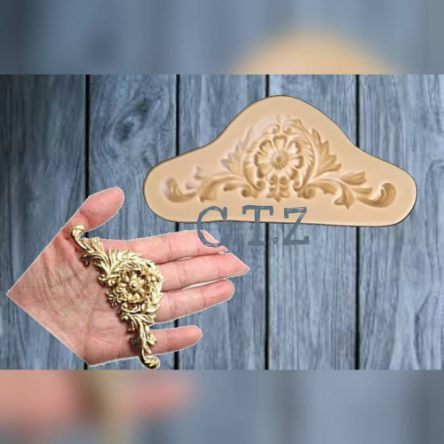 سيليكون زخارف وردة