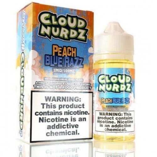 نكهة فيب كلاود نوردز خوخ توت ازرق كبيرة Cloud Nurdz Peach Blue Razz