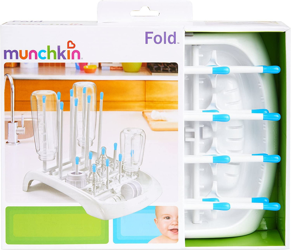 Munchkin fold discount bottle drying rack