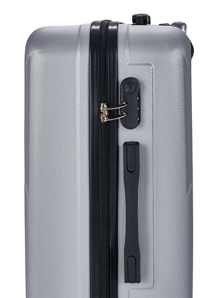 طقم شنط سفر 3 قطع من ليمرا لون فضي