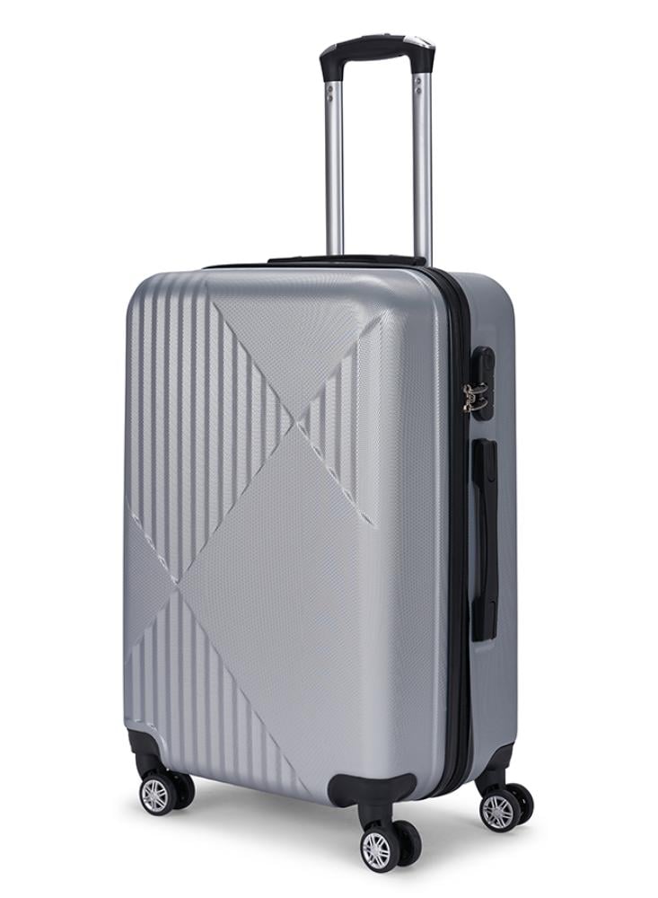 طقم شنط سفر 3 قطع من ليمرا لون فضي