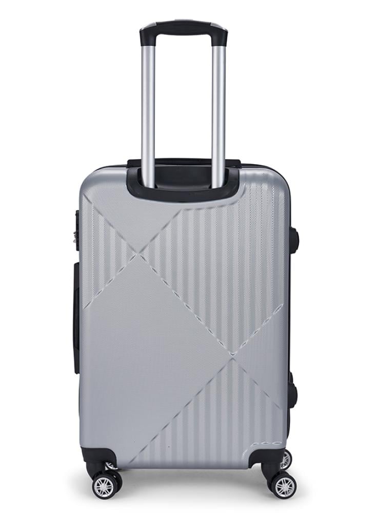 طقم شنط سفر 3 قطع من ليمرا لون فضي