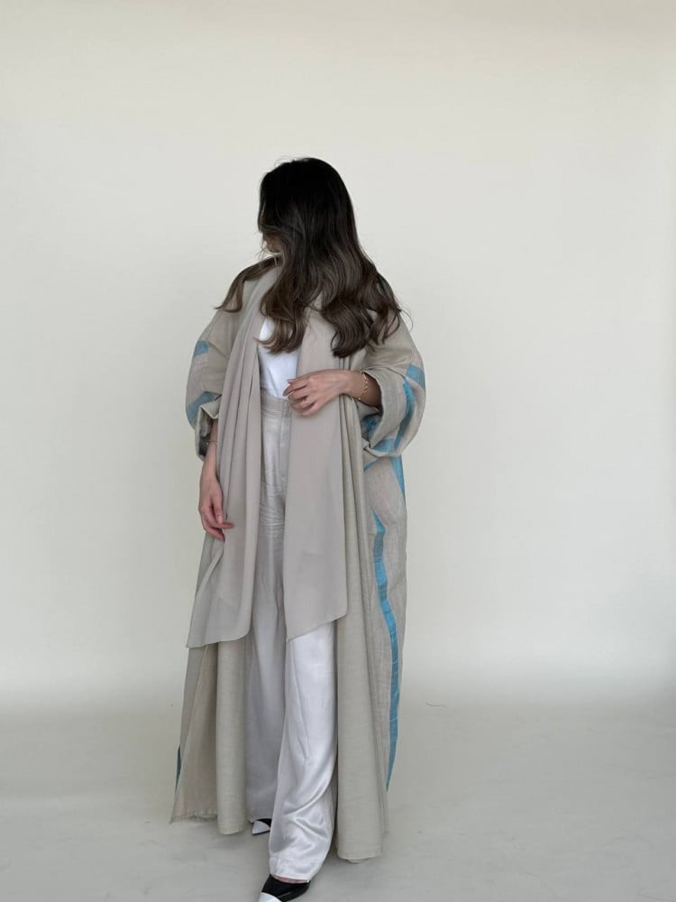 Linen abaya clearance