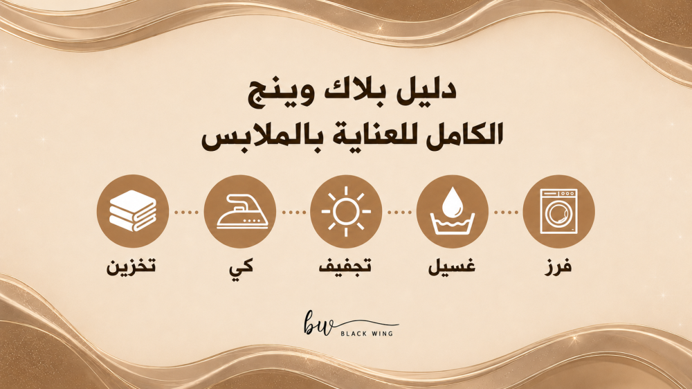 دليل بلاك وينج الشامل للعناية بالملابس: من الفرز إلى التخزين.