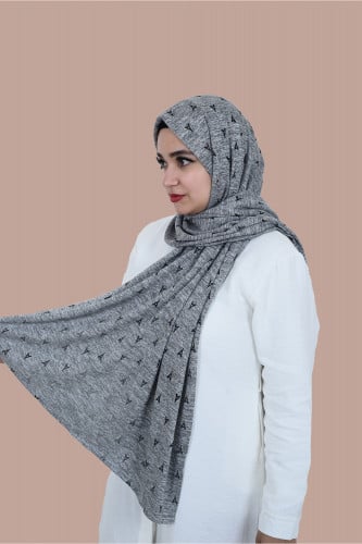 حجاب قطن مطبوع برج إيفل من بلاك وينج - أناقة باريس...