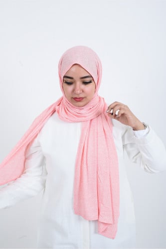حجاب قطن ناعم مخطط من بلاك وينج – لمسة عصرية تلائم...