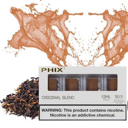 بودات PHIX الشهيرة نكهة التوباكو الأصلية PHIX ORIGINAL BLEND فيكس