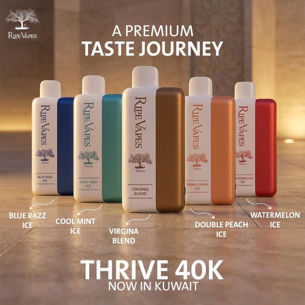 Ripe Vapes THRIVE 40K Puff Disposable Vape | 40000 Puffs - 20mg/50mg  Nicotine - VIP Fun your first destination for libations shisha and honey