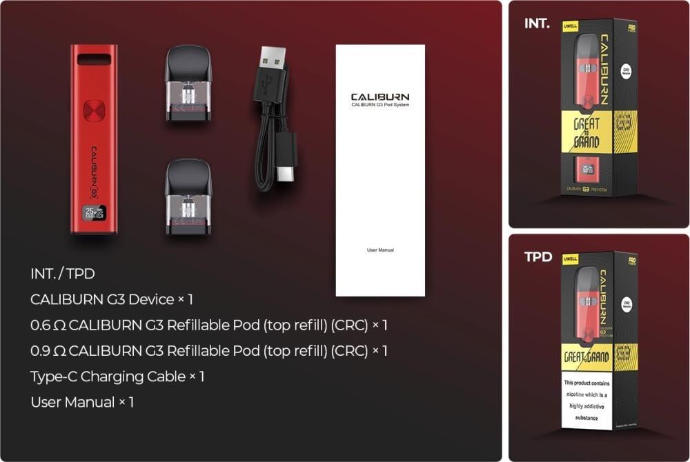 UWELL CALIBURN G3 Pod Kit