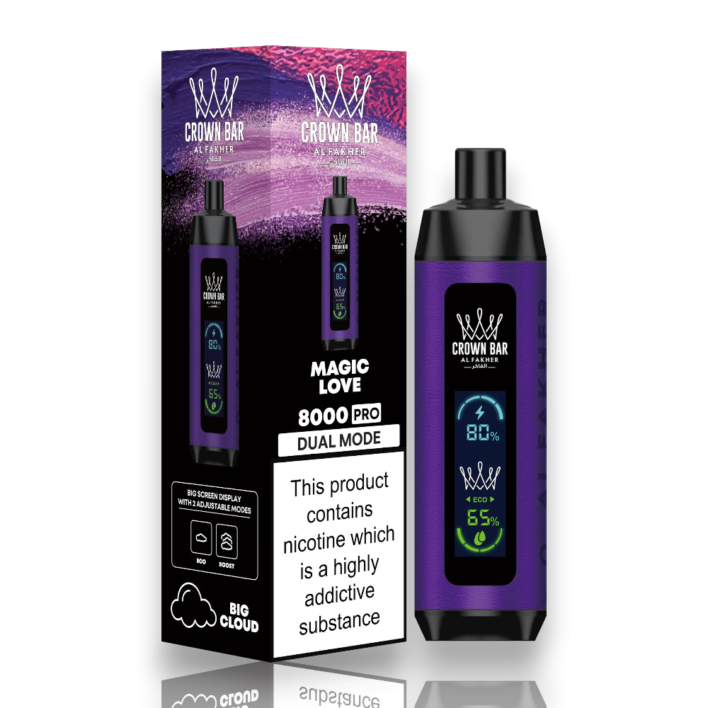 al fakher crown bar 8k Al Fakher bar 8k Puffs