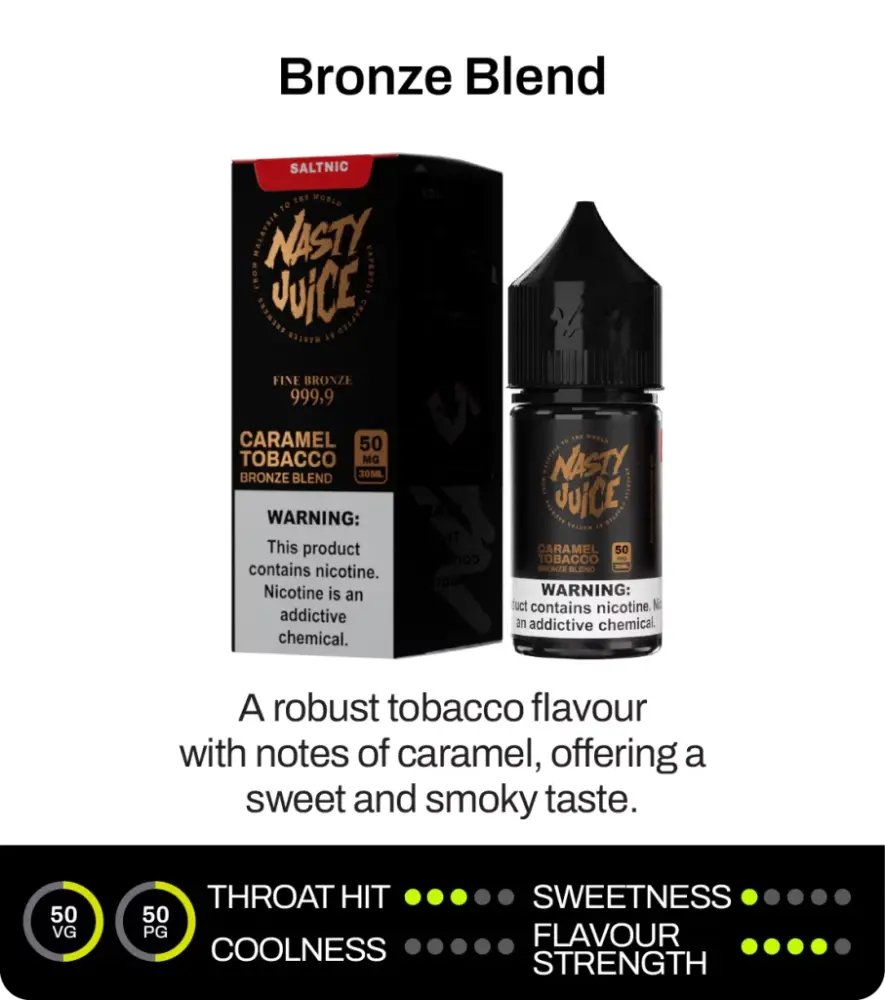 Nasty Bronze Blend (Caramel Tobacco)