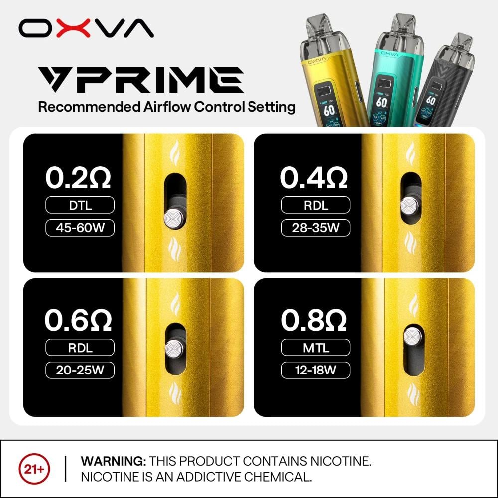 oxva xlim prime Auroral Purple Oxva V Prime Pod Vape Kit + FREE NIC SALT main image 0