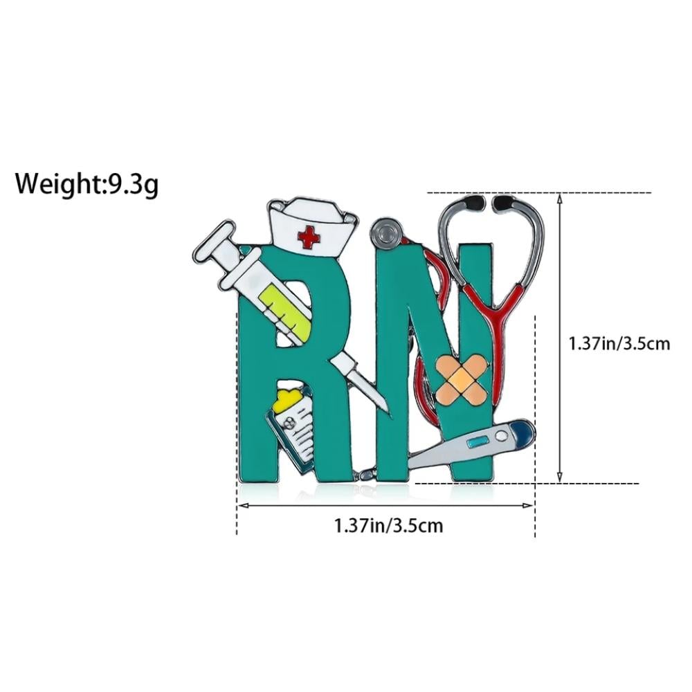 بروش RN التمريض registered nurse brooch