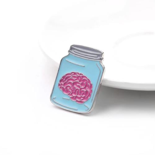 بروش دماغ في جرة، Brain in jar pin