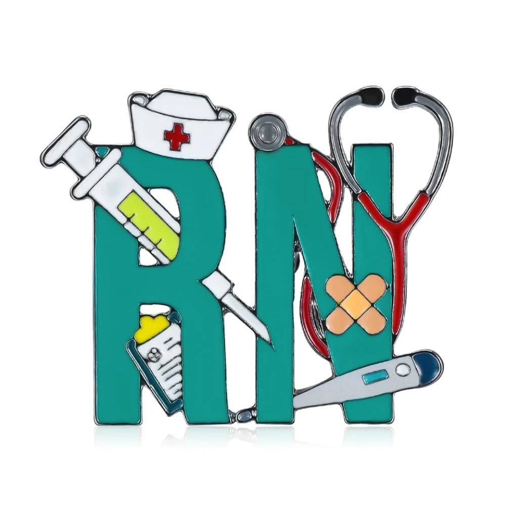 بروش RN التمريض registered nurse brooch