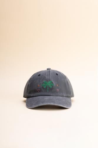 PALM BLACK WASHED CAP